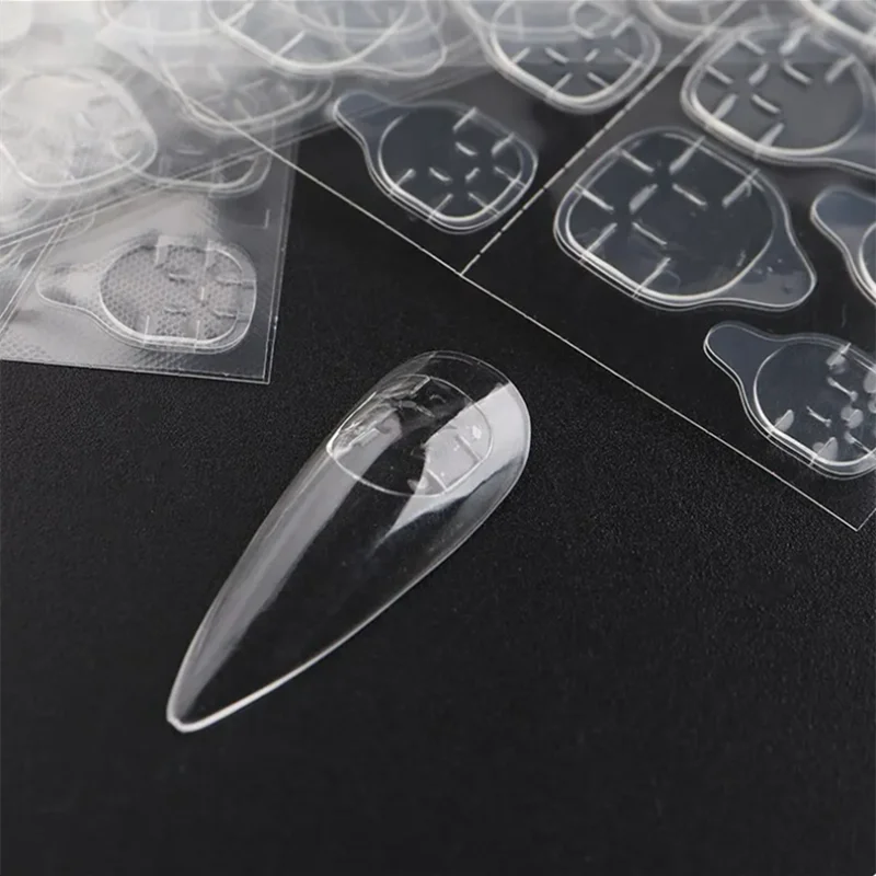 5 Sheets 120pcs Double Sided Adhesive Glue Sticker Sticky Tape Nail Glue For Fake Designs False Nails Art Tips Acrylic Manicure image 4
