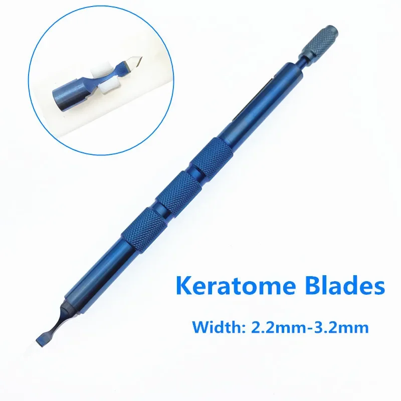 1set Sapphire Keratome blade/Sapphire elbow double lancet ophthalmic eye surgical instrument