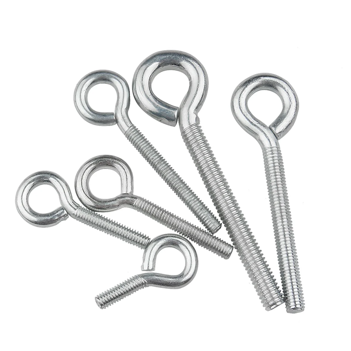 Leijiu Kohlenstoffstahl Augenschraube / Ringhaken / Ringbolzen / Geschlossene Schafösen-Maschinenschraube M3M4M5M6M8M10 – Detail 4