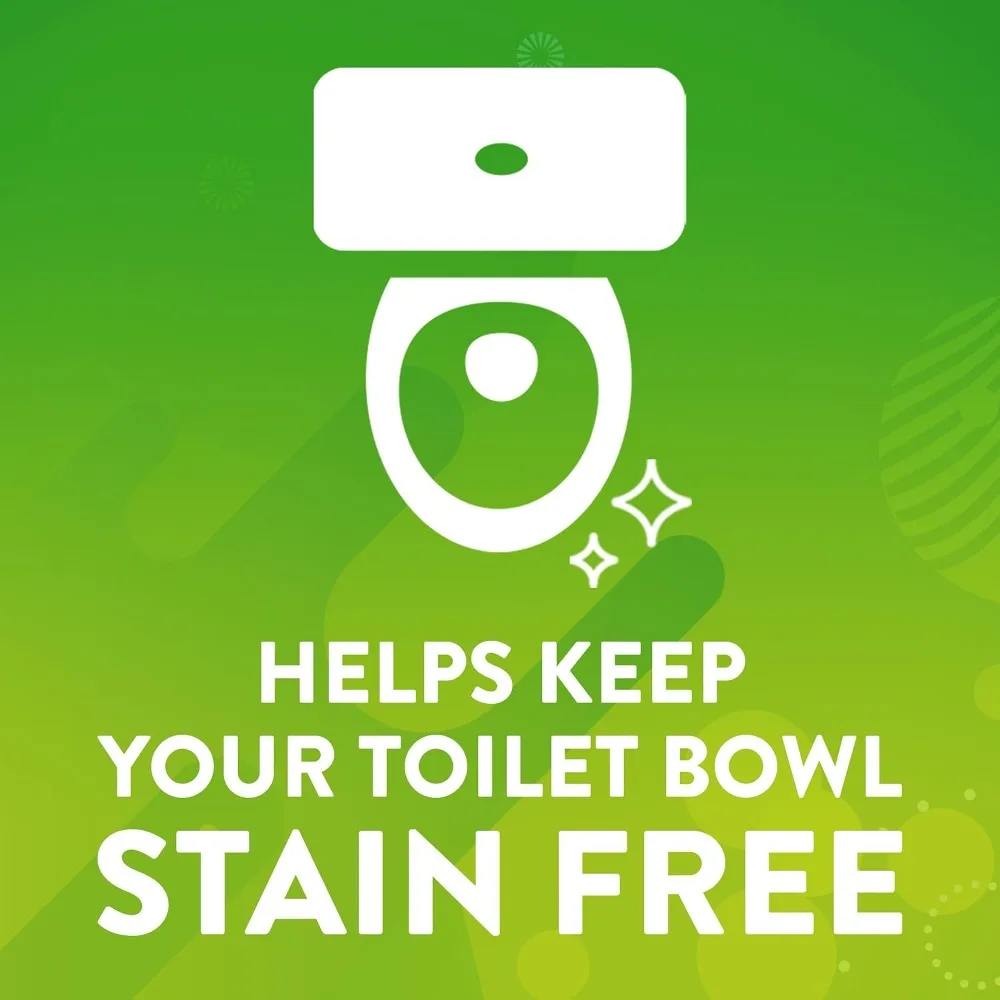 Continuous Clean Toilet Drop In Automatic Blue Toilet Bowl Cleaner Septic Safe Tank Tablets Removes Hard Water Minerals Limescale Stains and Odor Protection 5 Count Pack view 4