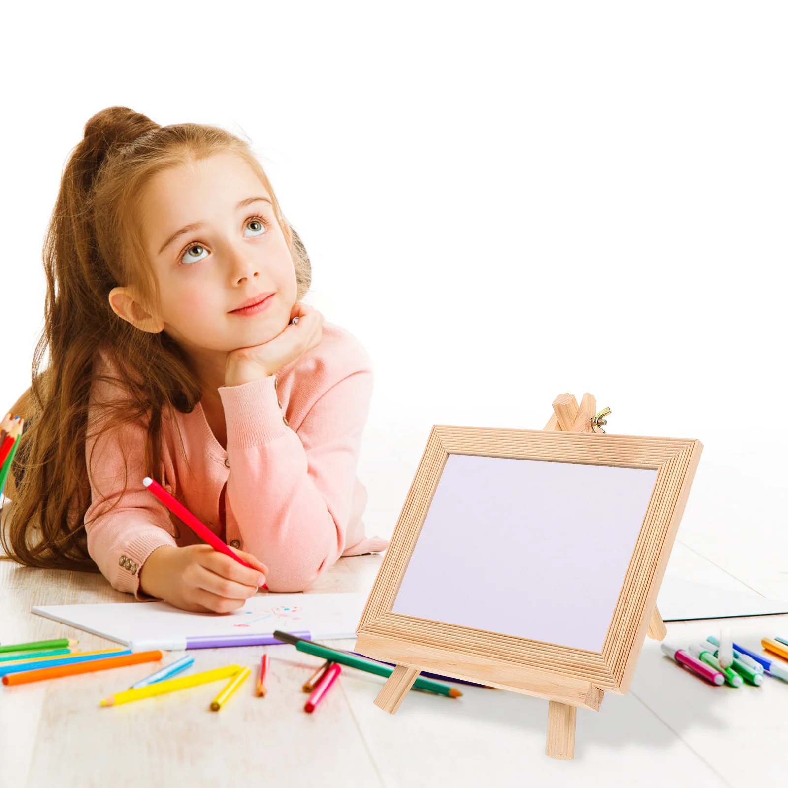 

1Set Mini Wooden Chalkboard Small Blackboard Children's Drawing Board Tabletop Message Board Wooden Chalkboard