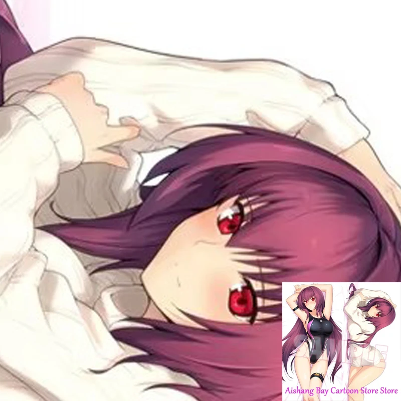 

Dakimakura Anime Pillow Cover Fate GrandOrder Large Breasts Shadow Sided Print Life-size Body Decoration