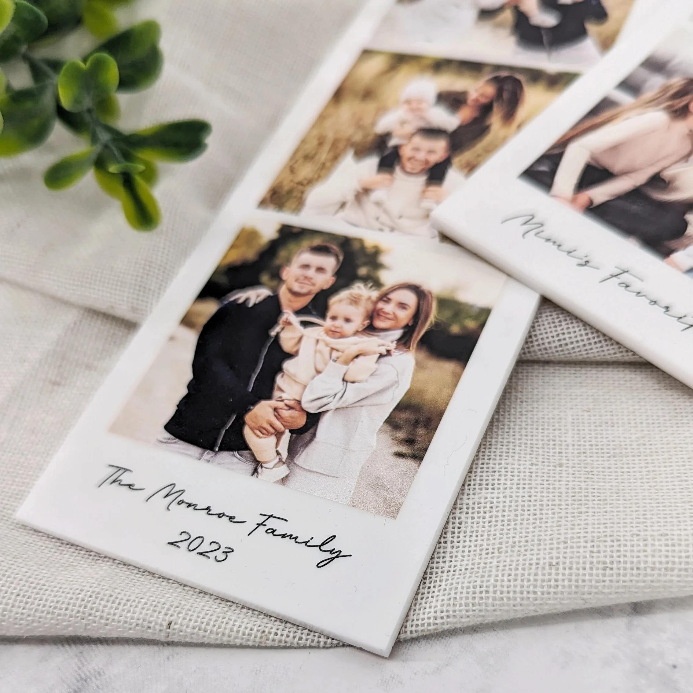 Custom Photo Strip Magnet, Personalized Photo Booth, Family Picture, Keepsake Gift, Engagement Photo, Fridge Magnet
