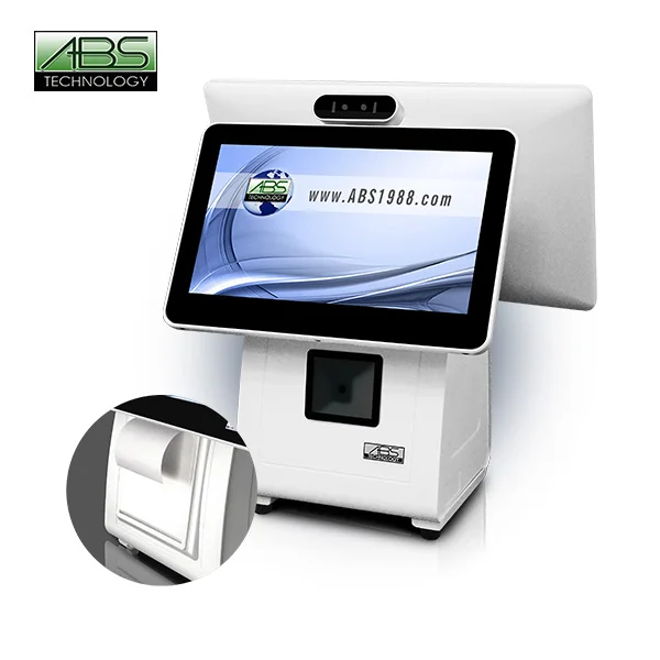 ATV&UTVABS ABS6000 All-in-One POS System Windows 7/10 IntelJ1900 CPU 8GB RAM SSD 128GB HDD 1920x1080 Touch Screen Thermal Printe
