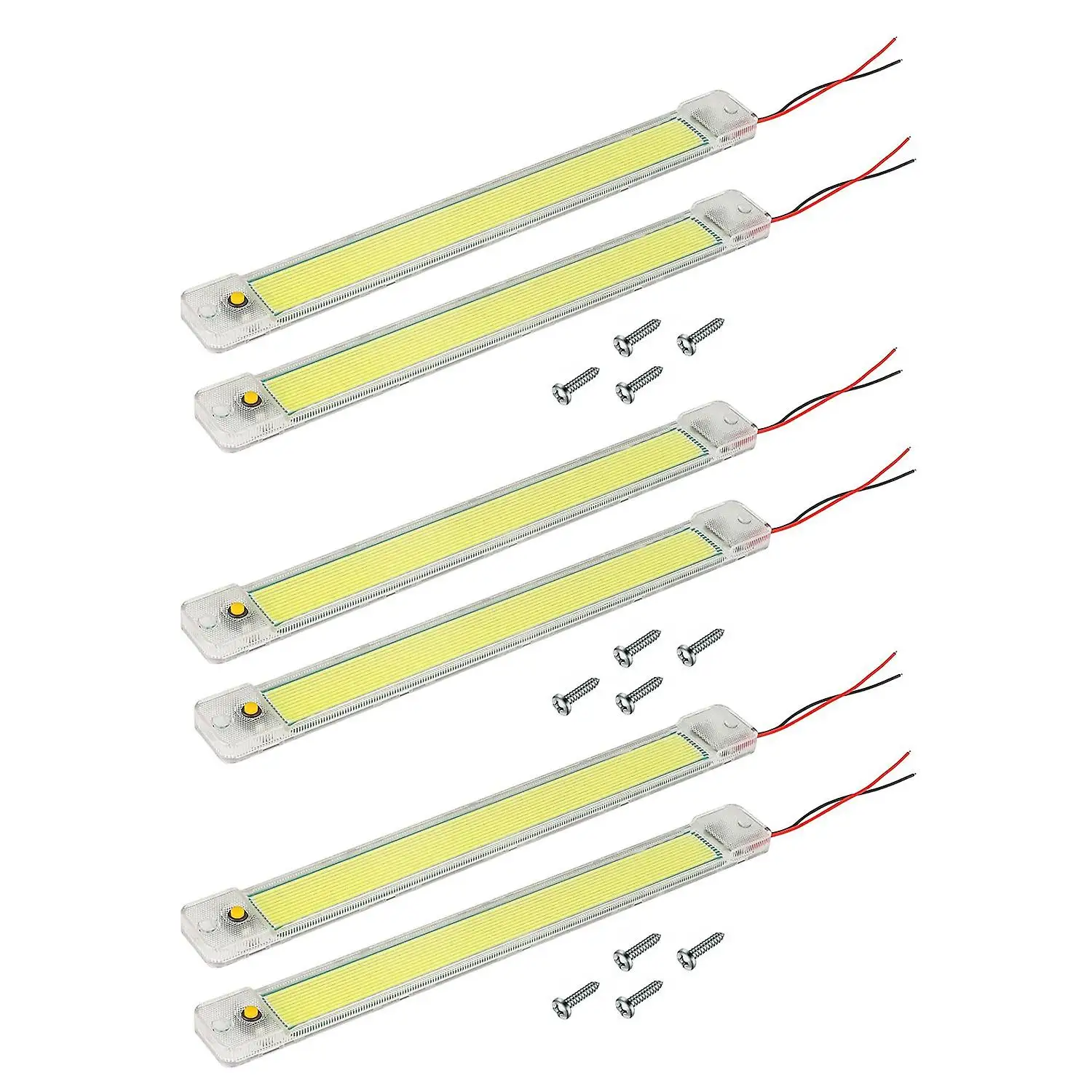 6pcs 12v-24v 84led T5 Cob Interior Light Cob Cabin Lights For Cars