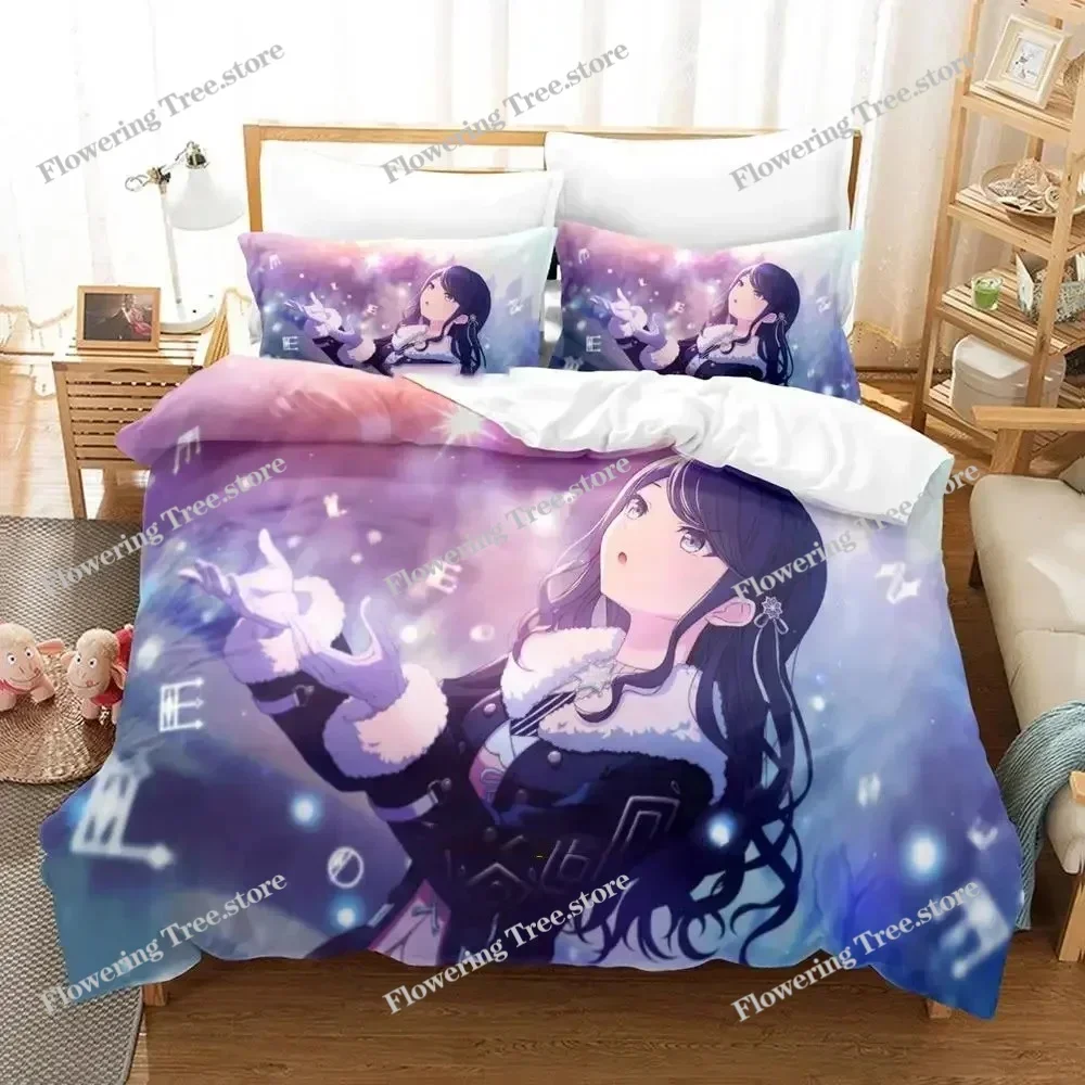 Anime Project SEKAI Hoshino Ichika  Bedding Set Boys Girls Twin Queen Size Duvet Cover Pillowcase Bed Kids Adult029963