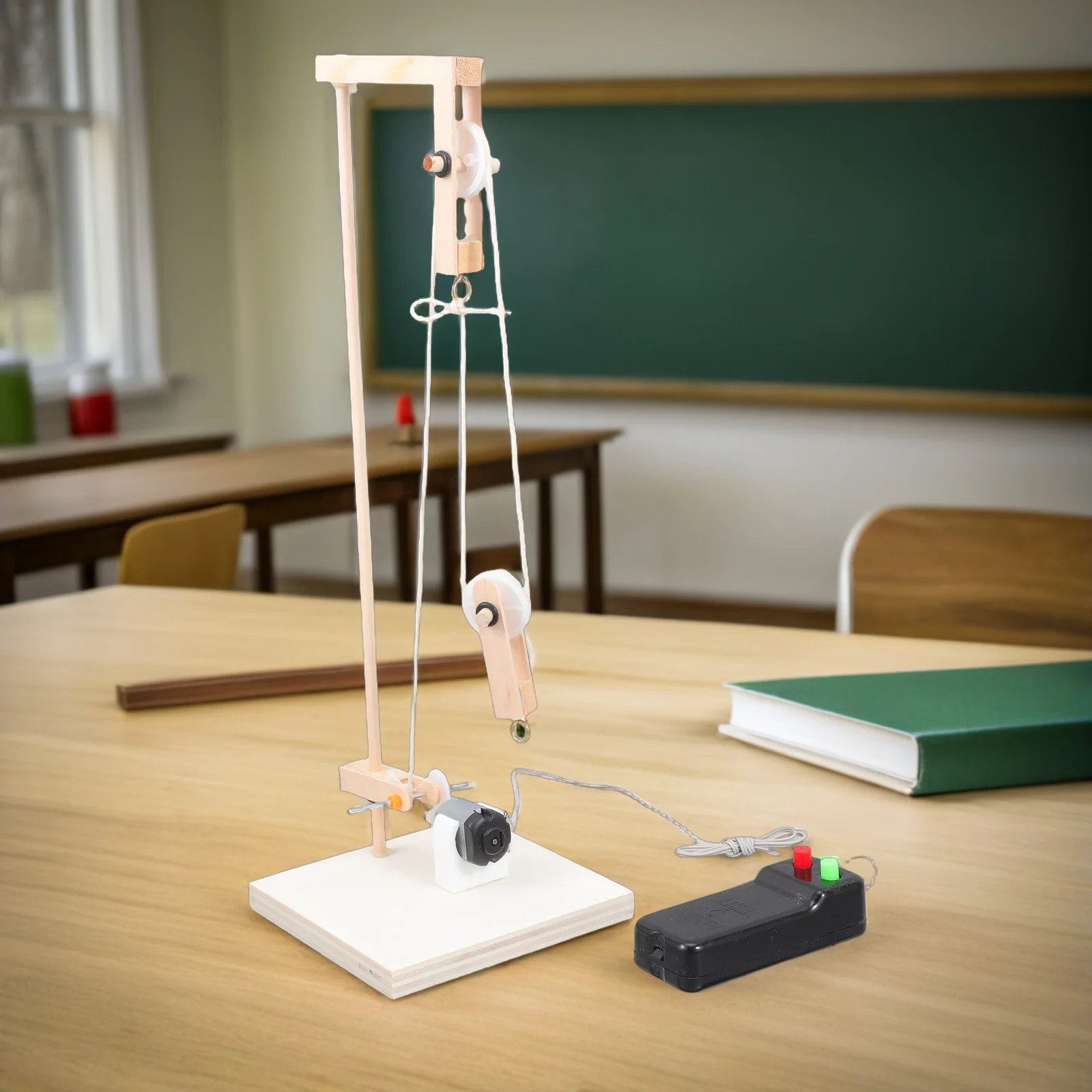 Kit complet de système de poulie, outil d'éducation scientifique, facile à utiliser, sûr et Durable, bloc de poulie pour expérience d'étudiant, 1 ensemble