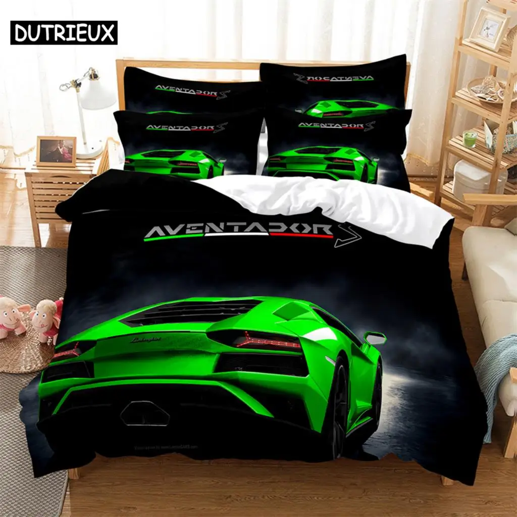 

Car Bedding Set Duvet Cover Set 3d Bedding Digital Printing Bed Linen Queen Size Bedding Set Fashion Design