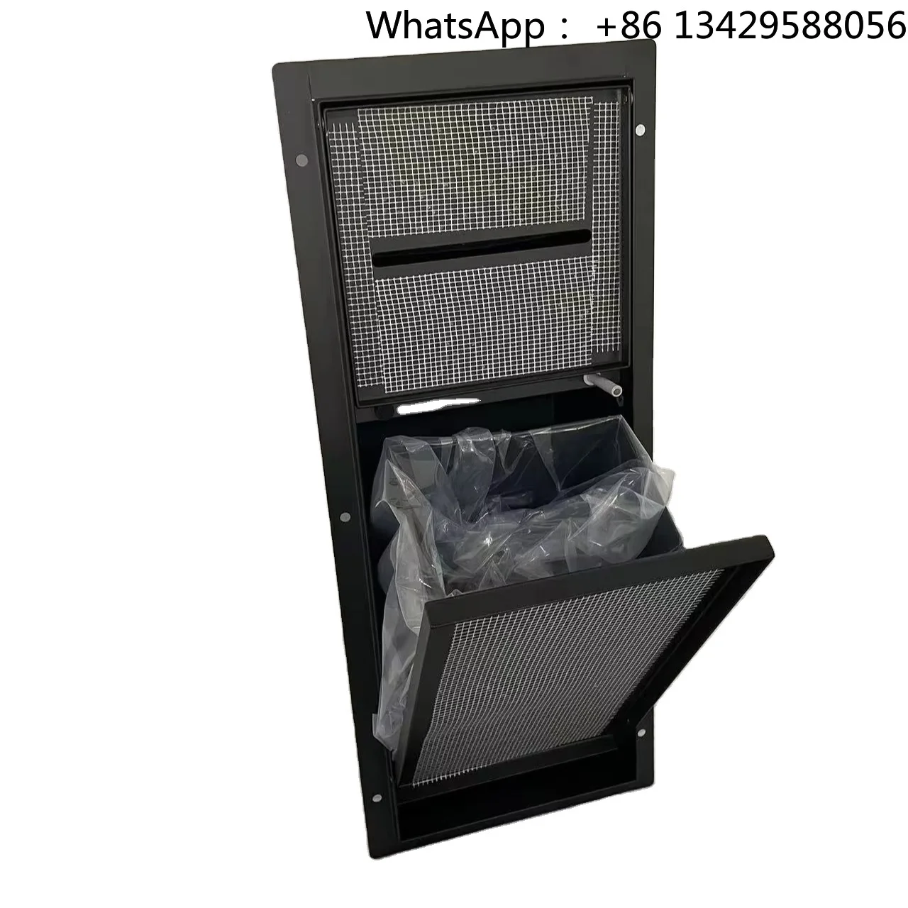 Modern Design Concealed Trash Can Tissue Box Stainless Steel 304 Hidden Paper Roll Holder Recessed Niche for Hotels Bathroom