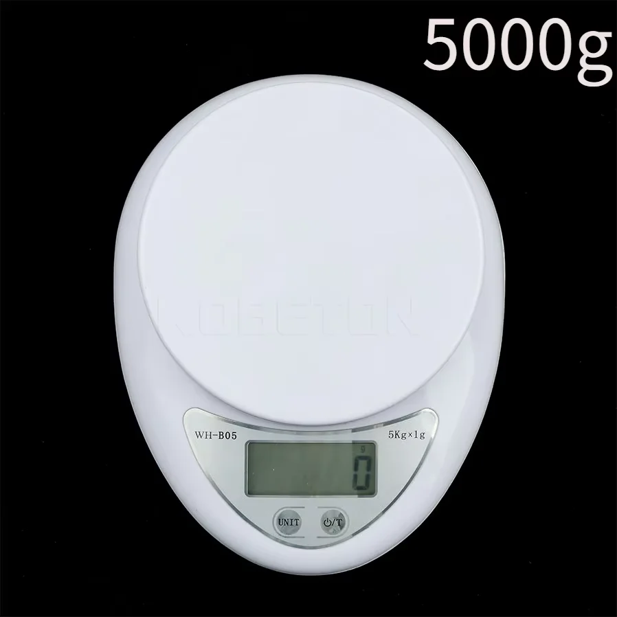 Mini Electronic Scales Steelyard Portable Digital Scale LCD Kitchen Scales 5kg1g Postal Food Balance Measuring Weight Libra Tool