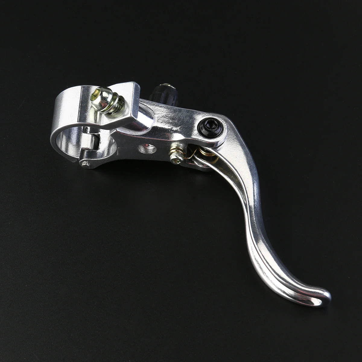 

1Pair Bike Brake Lever High Hardness Aluminum Alloy Fixed Gear Brake Handle Lightweight Durable Fit 22.2mm 24mm Silver