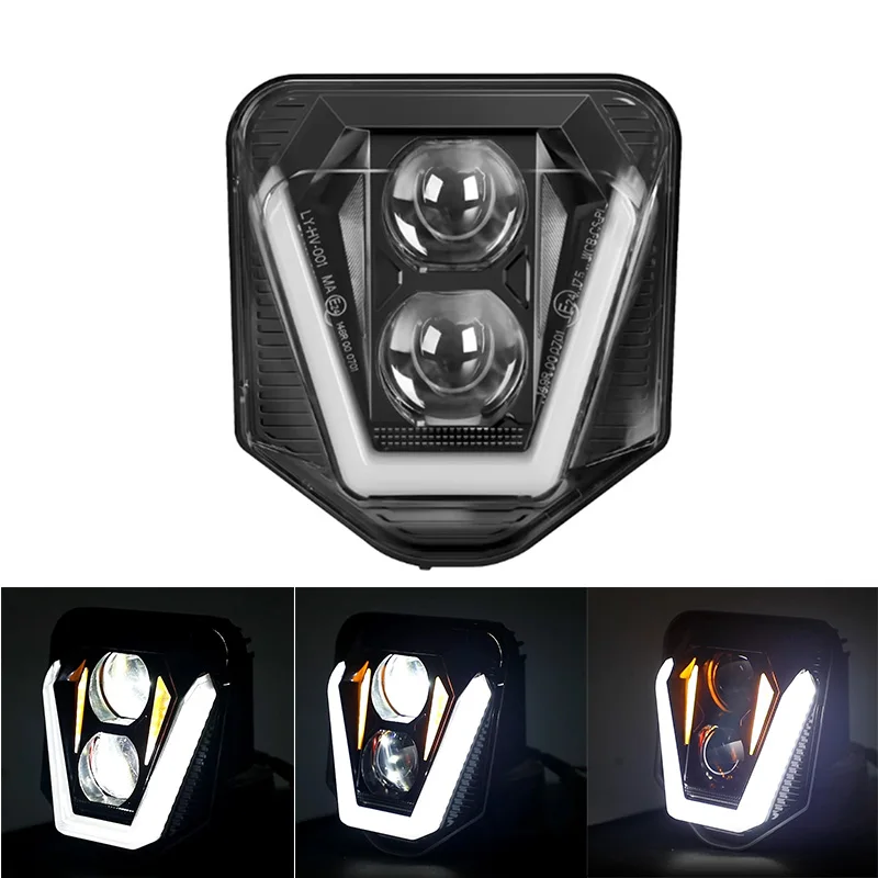 

Motorcycle Headlight Moto LED Light Headlights For Husqvarna TE FE TC FC 125 250 300 350 450 501 701 250i 300i Enduro Dirt Bike