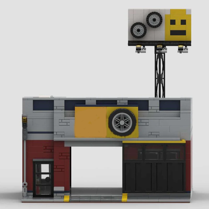 927 Uds. Taller de afinación MOC personalizado arquitectura clásica urbana modelo de construcción DIY bloques montaje juguete regalos de vacaciones