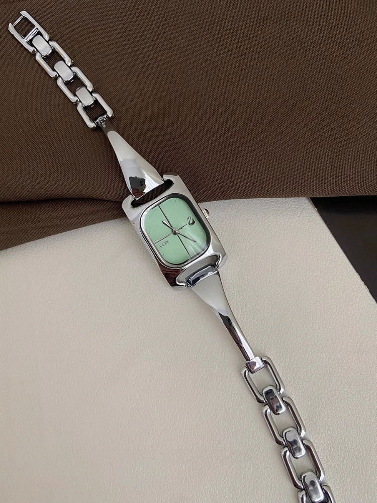 Reloj Mujer Exquisite woman watches - Rare Vintage Unique Stainless Steel Watch 시계 oupinke 여성용