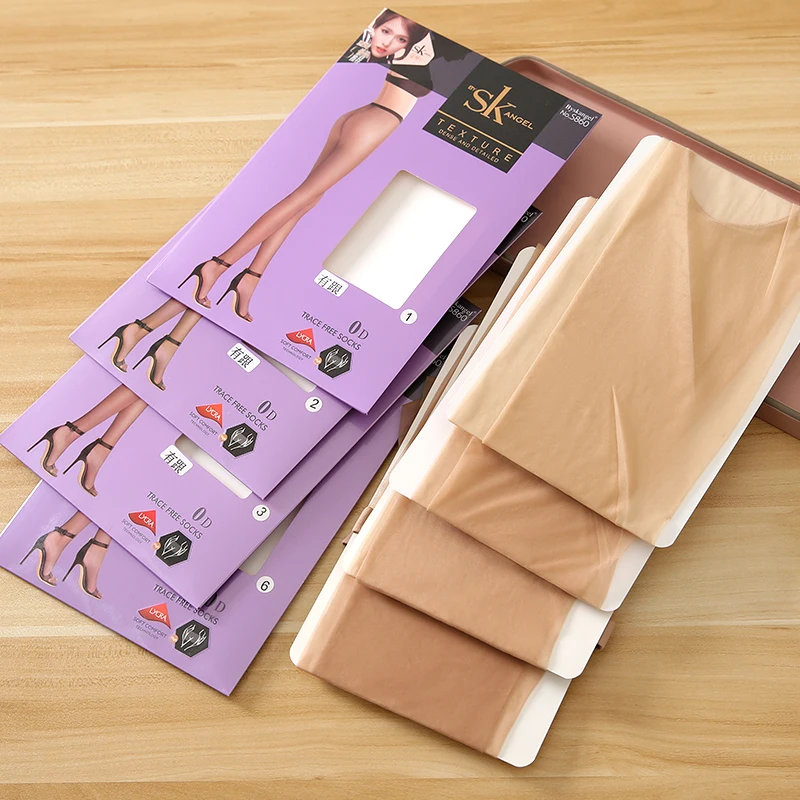 กางเกงรัดรูปผู้หญิงแบบบางเฉียบ 0D ไร้รอยต่อ สัมผัสเบาสบายเหมือนผิวเปลือย เหมาะสำหรับฤดูร้อน ช่วยให้ผิวดูสวย แบบ SL ทรงขาเดียว