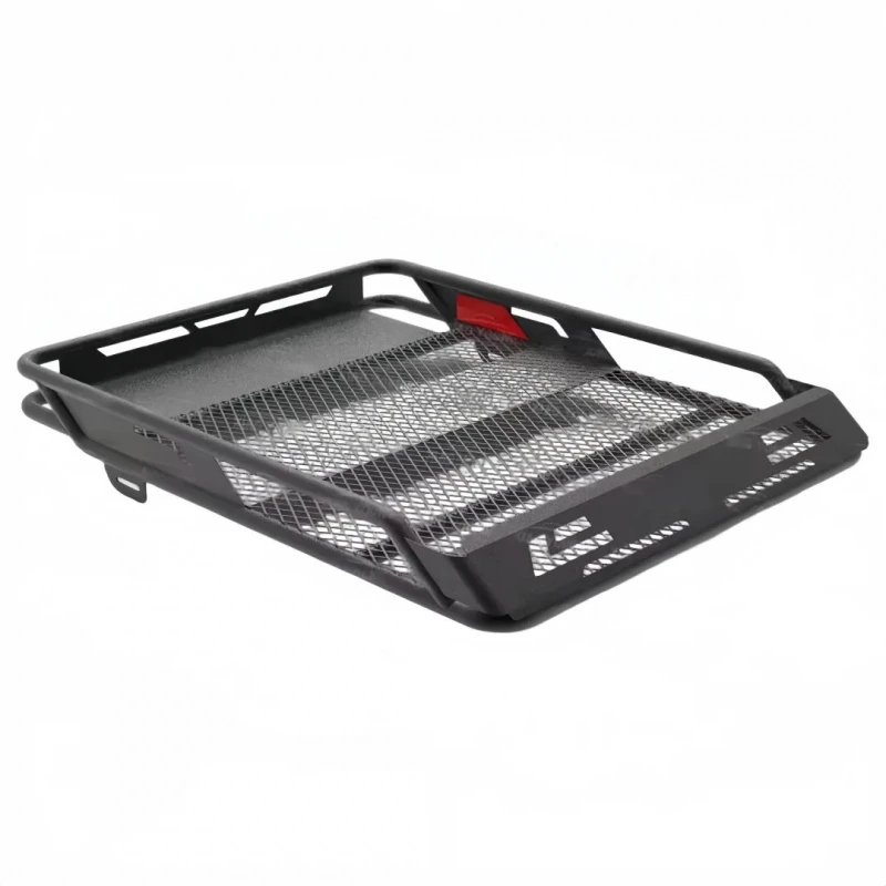 High Quality Heavy‑duty Powder‑coated Steel Roof Cargo Basket, 100kg Load‑bearing Universal Off‑road Vehicle Exterior Carrier Ac