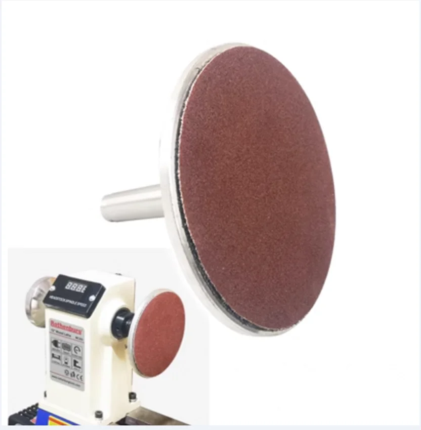 Wood Lathe Sanding Disc Backing Pad Grinding Sanding Disc For Self-adhesive Flocking Sandpaper WoodLathe Grinding Tools