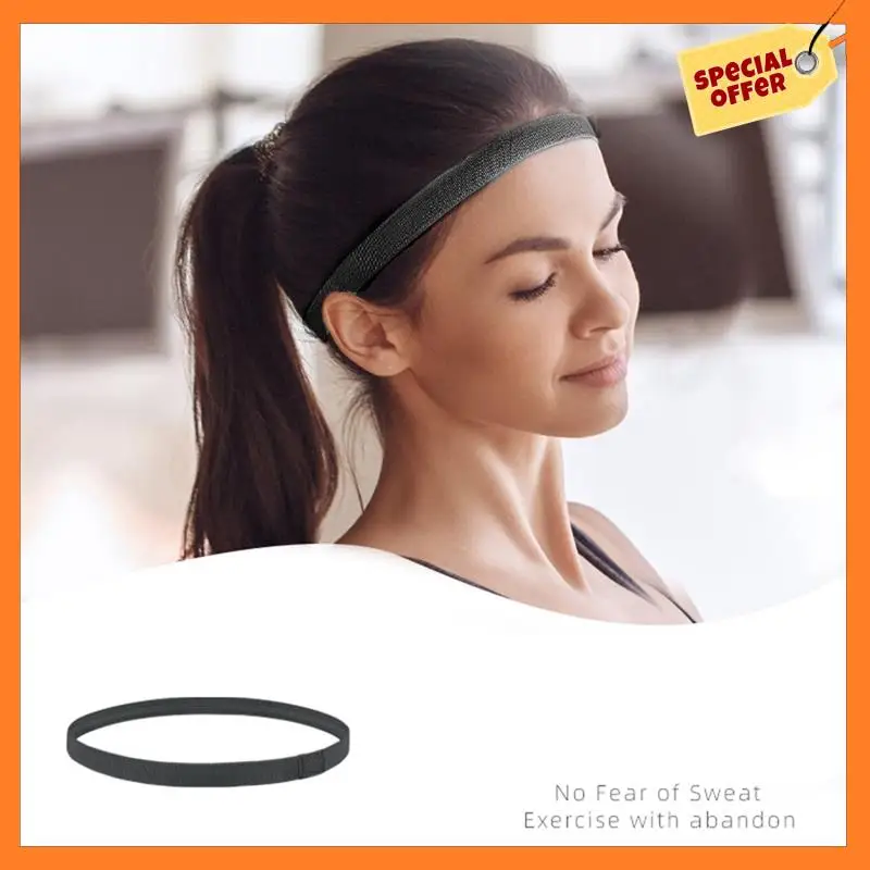 

10Pcs Non-Slip Hair Fixed Belt Riding Fitness Sweatband High Elastic Skin-Friendly Silicone