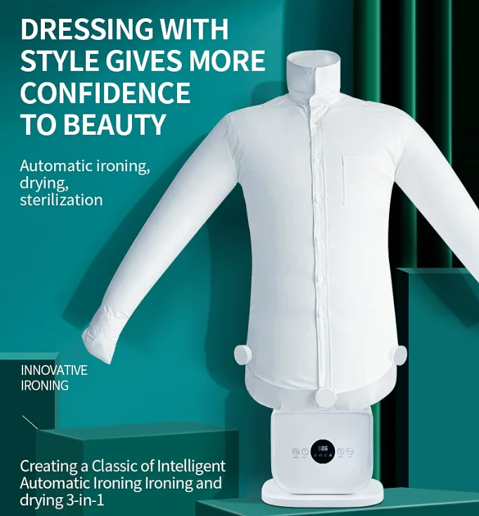 Automatic portrait inflatable ironing machine drying all-in-one machine hanging ironing machine 110V-120V