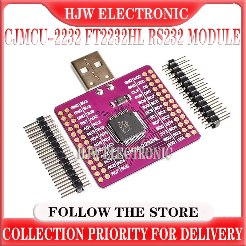 CJMCU-2232 FT2232HL USB TURN UART FIFO SPI I2C JTAG RS232 Module FT2232HL USB to UART Module Dual Channel