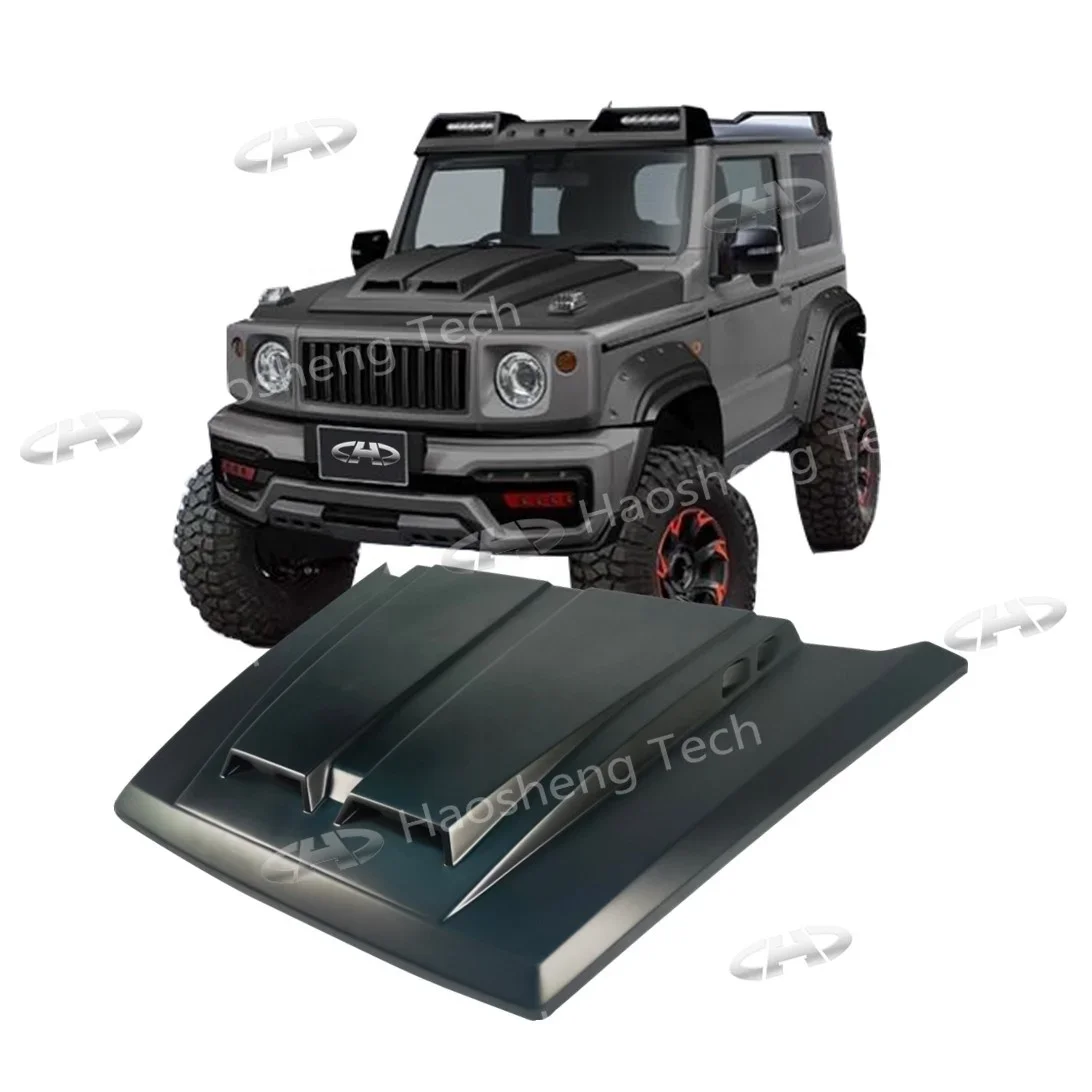 Car Engine Hood Cover W Style Offroad Exterior Parts Body Kits for Japan Suzuki Jimny Car Sierra JB74/64 2018-2023 Accessories