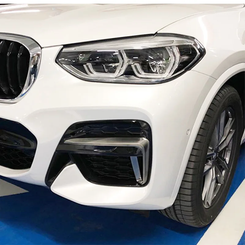 For BMW X3 G01 2018-2020 Front Fog Light Air Vent Grille Sports Version Car-mounted Front Fog Light Decorative Sticker