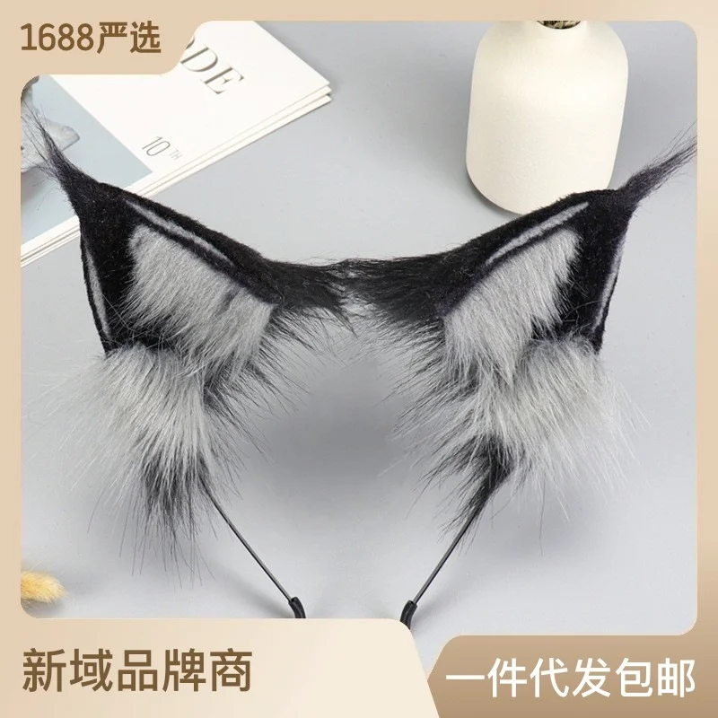 Kawaii Elf Ears Headband Sexy Anime Fox Ears Headdress Hair Accessories JK Girl Halloween Party Cosplay Props Hair Hoop Headwear