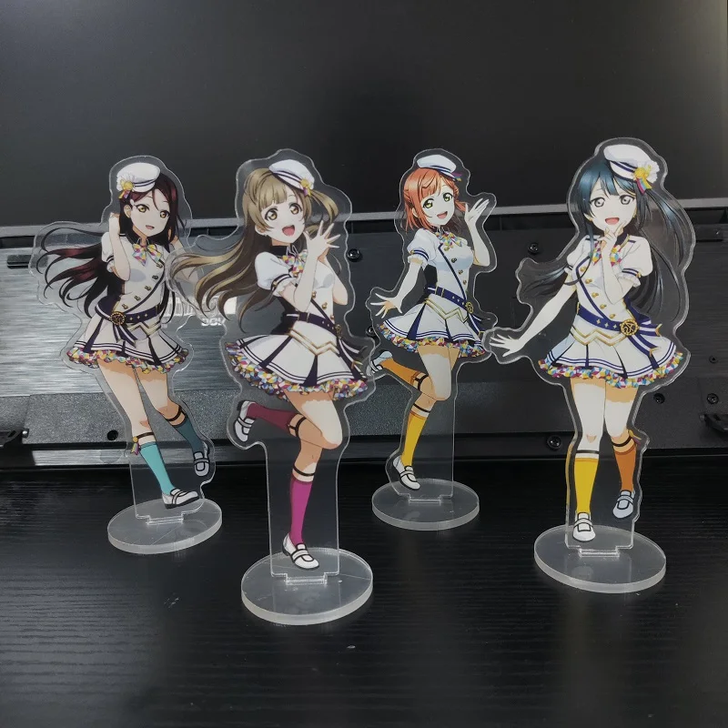 LoveLive! Anime Figure New Model Acrylic Double-Sided Stands Model Sweet Lovely Desk Decor Standing Sign Props Gifts