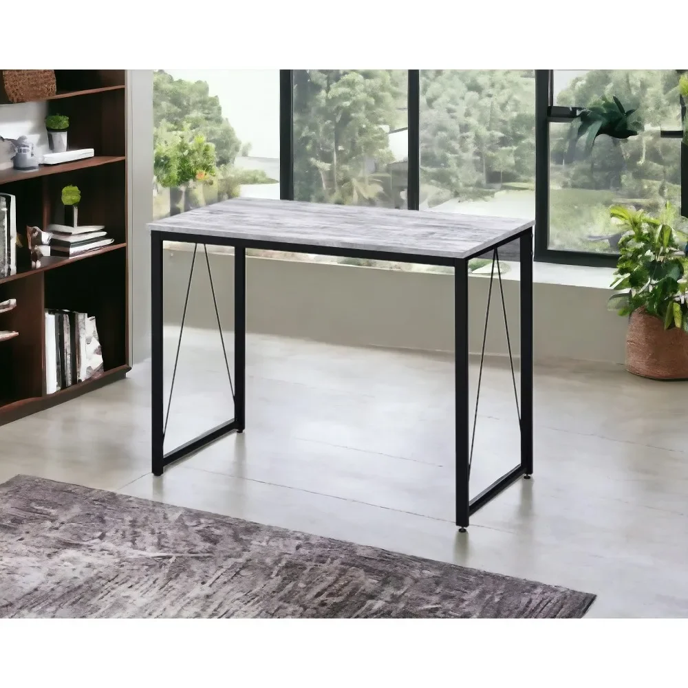 

Office Furniture Desks Antique White& Black Finish Writing Desk