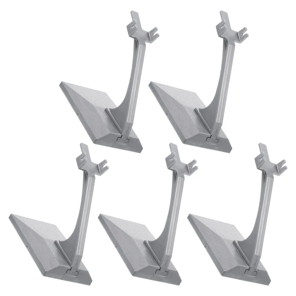 5 Pcs Aircraft Model Stand Airplane Display Shelf Support Base Holder Monitor Car Rack for Plastic Storage Desk