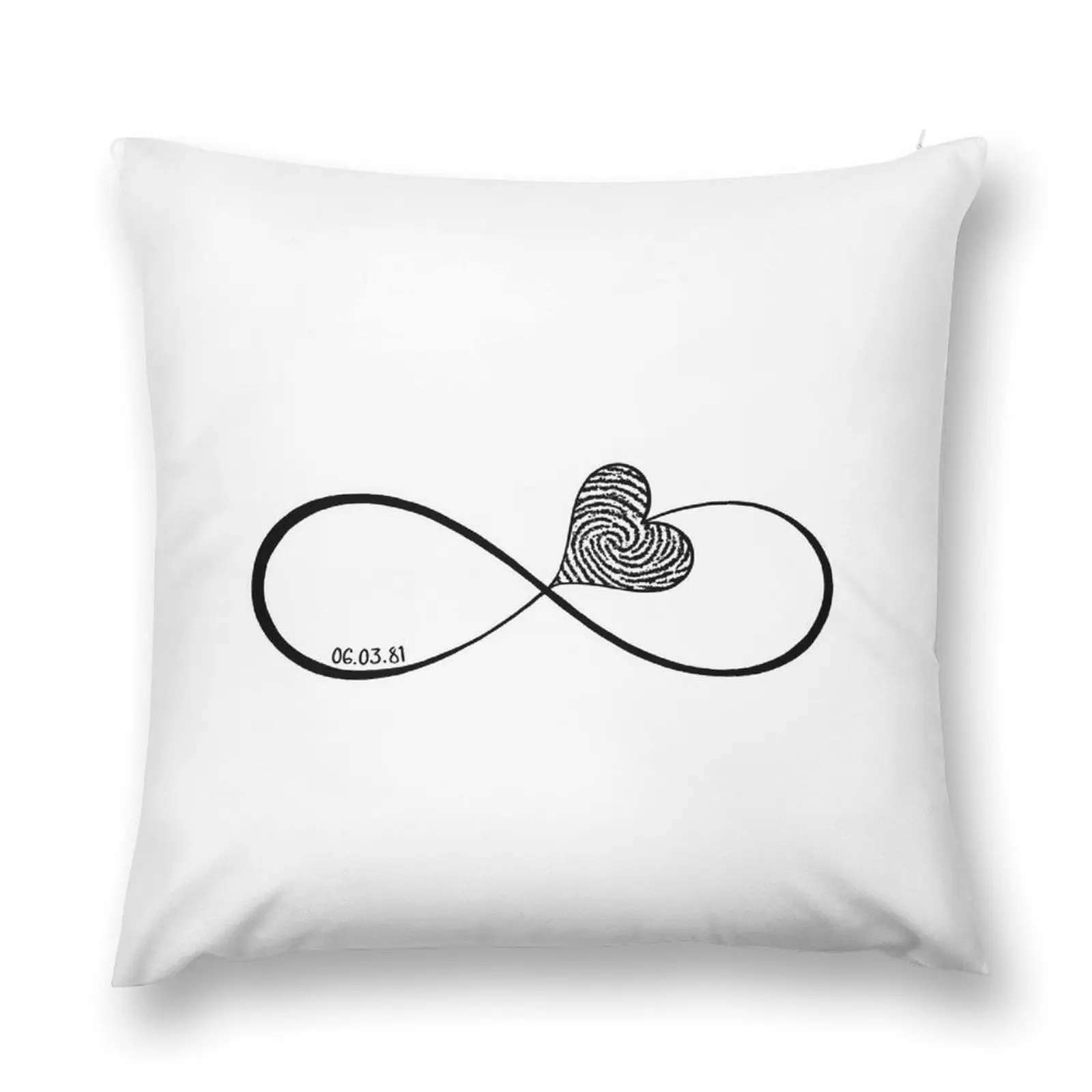 

Fingerprint heart Throw Pillow home decor items Decorative Cushion Cover Cushions Home Decor Decorative Cushions pillow