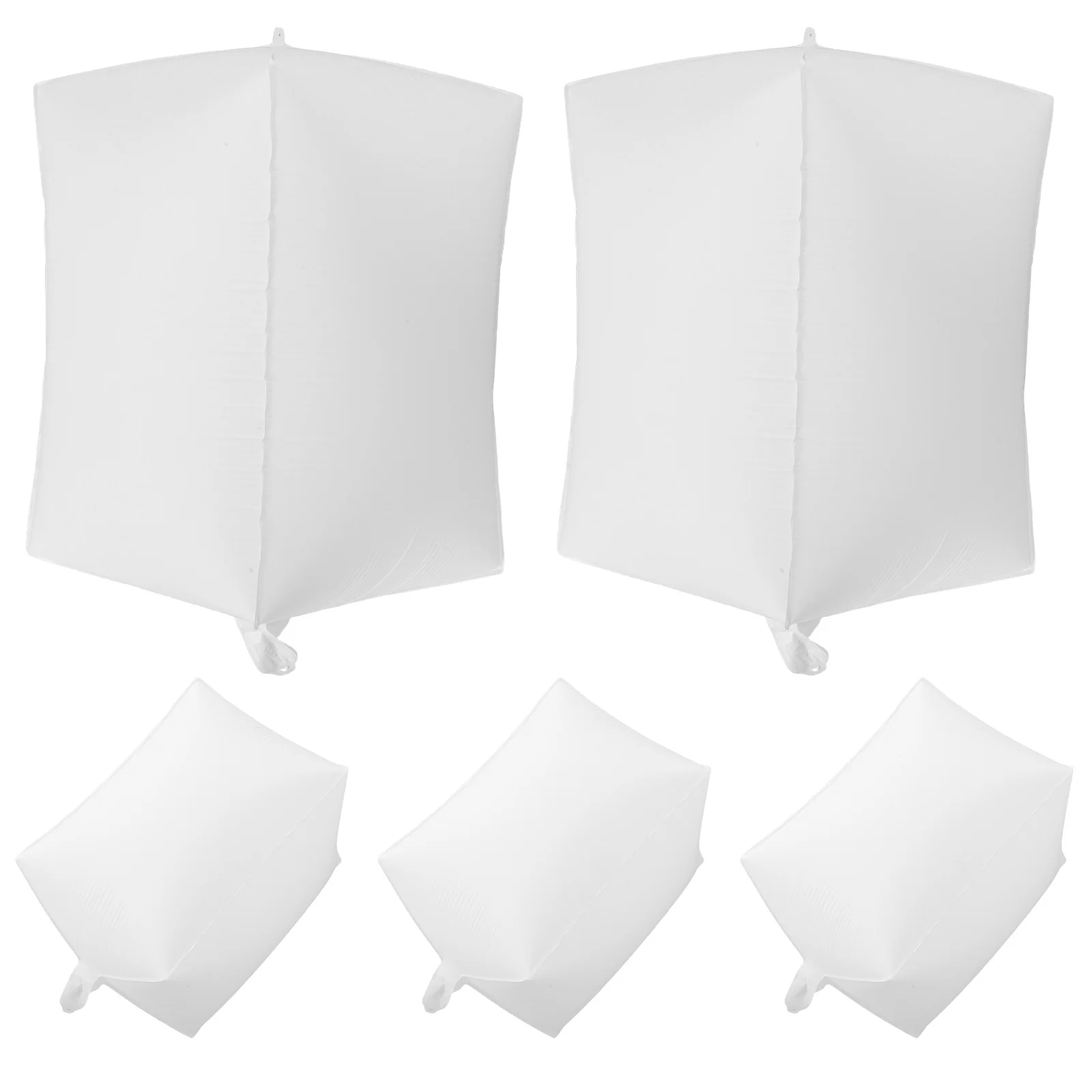 

5pcs Inflatable Wishing Lamp Balloons Writable Square Balloon For Party Decoration Wedding Long-Lasting Floating Decorative Lamp