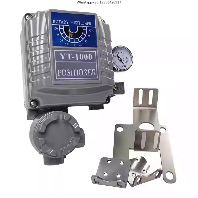 New Pneumatic valve positioner Applicable YT-1000R/YT-1000L straight stroke,input and output 4-20mA regulating valve accessories