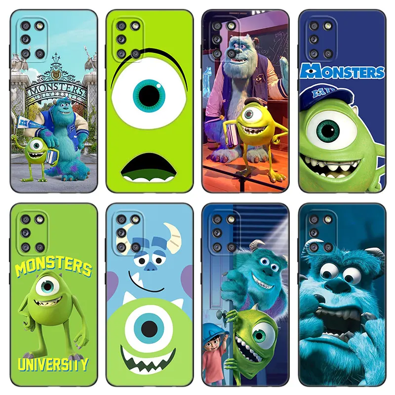 The Monsters University Phone Case For Samsung Galaxy A01 A03 Core A04 E A02 A05 A10 A20 A21 A30 A50 S A6 A8 Plus A7 Black Cover