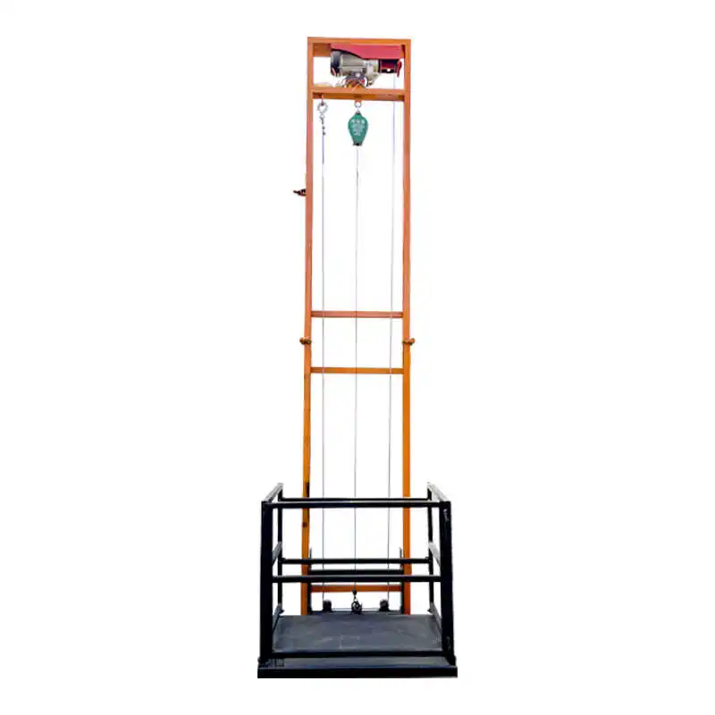 Warehouse factory  fixed freight elevator household small lifting platform electric hydraulic simple freight elevator