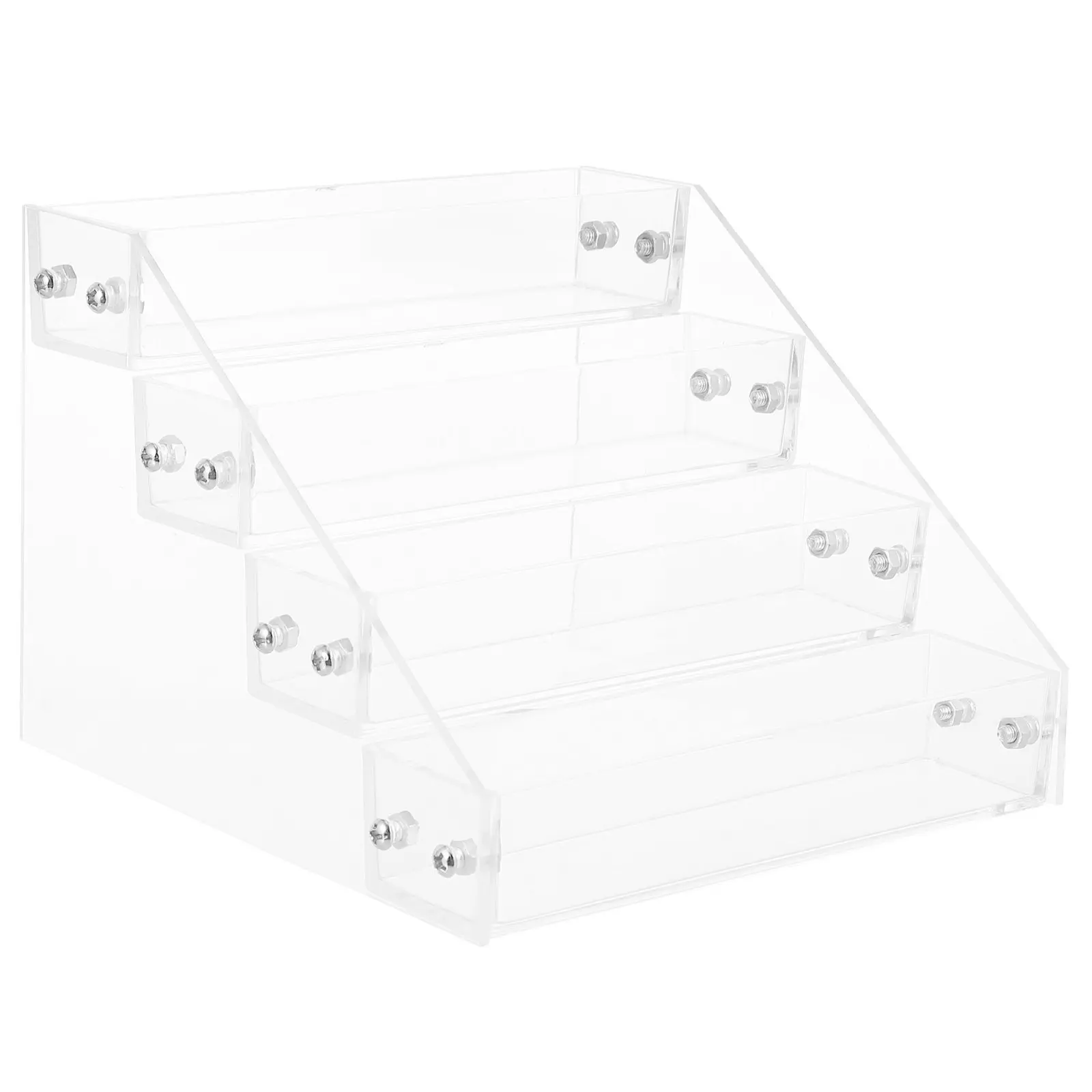 1Pcs Clear Acrylic Nail Polish Shelf Multi-Tier Storage Rack for Nail Tools Lipstick Gloss Manicure Salon Organizer Fashion