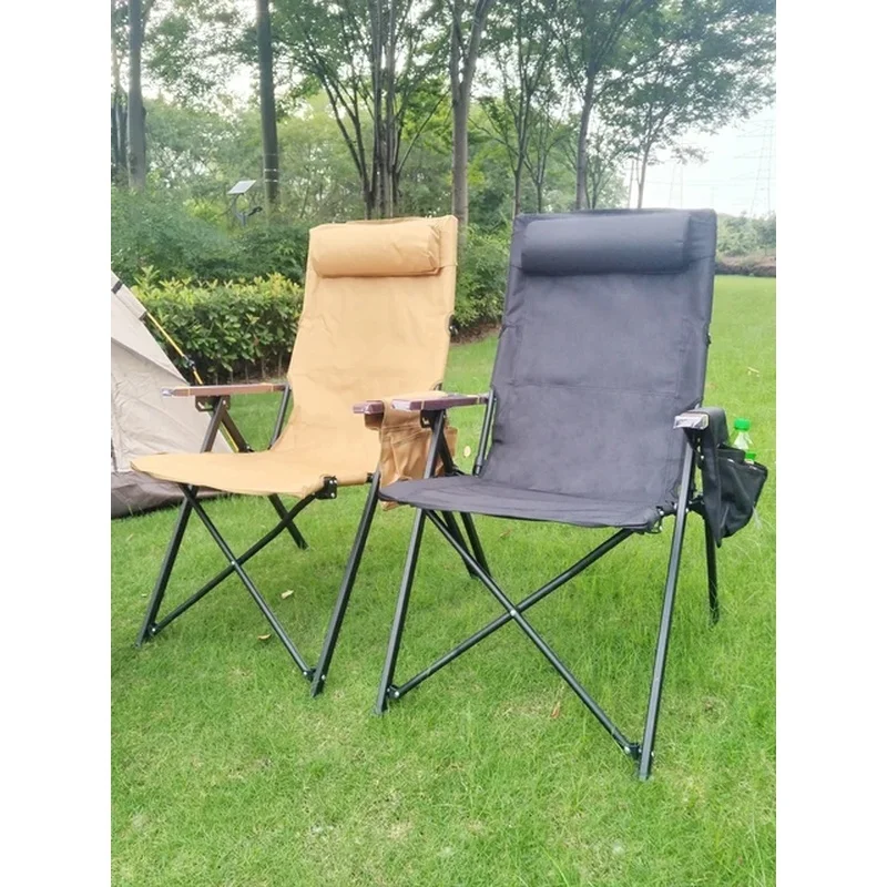 Lunch Fishing Outdoor Lounge Chair Lohascamping 5-speed Adjustable Backrest Camping Aluminum Alloy Folding Chair Leisure 