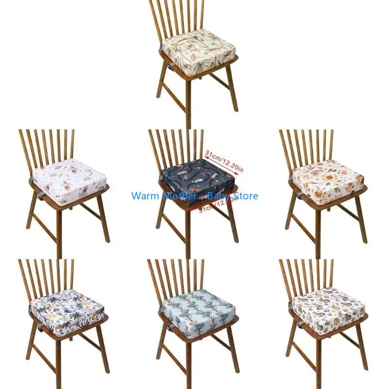 زيادة كراسي الطعام وسادة الطفل مقاعد معززة للطفل الطفل وسادة مربعة مطبوعة نمط وسادة الداعم وسادة حصيرة 57QE