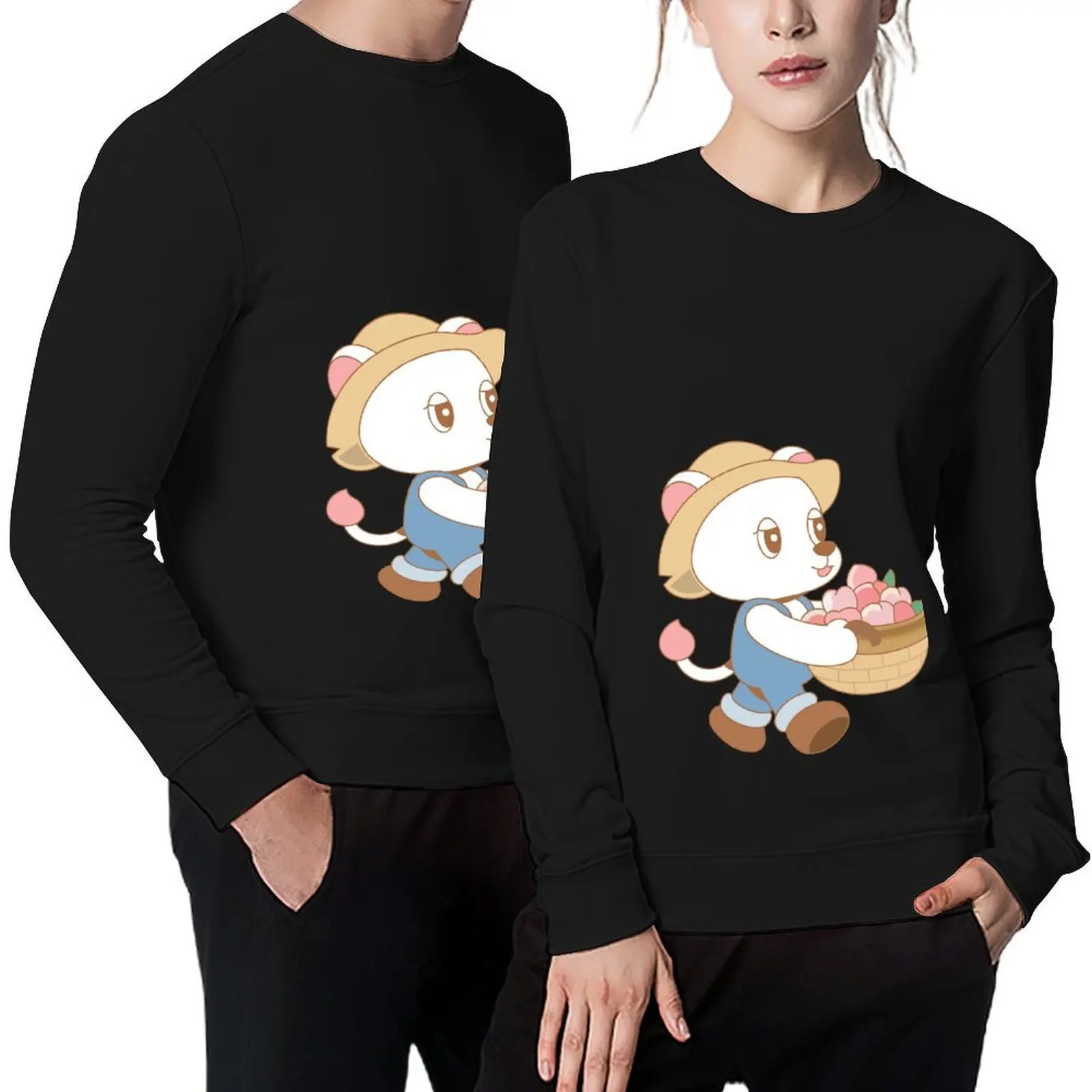 

WOOKDONG peach picker lee dong wook the peach farm Pullover men's winter sweater anime clothing male clothes pullover
