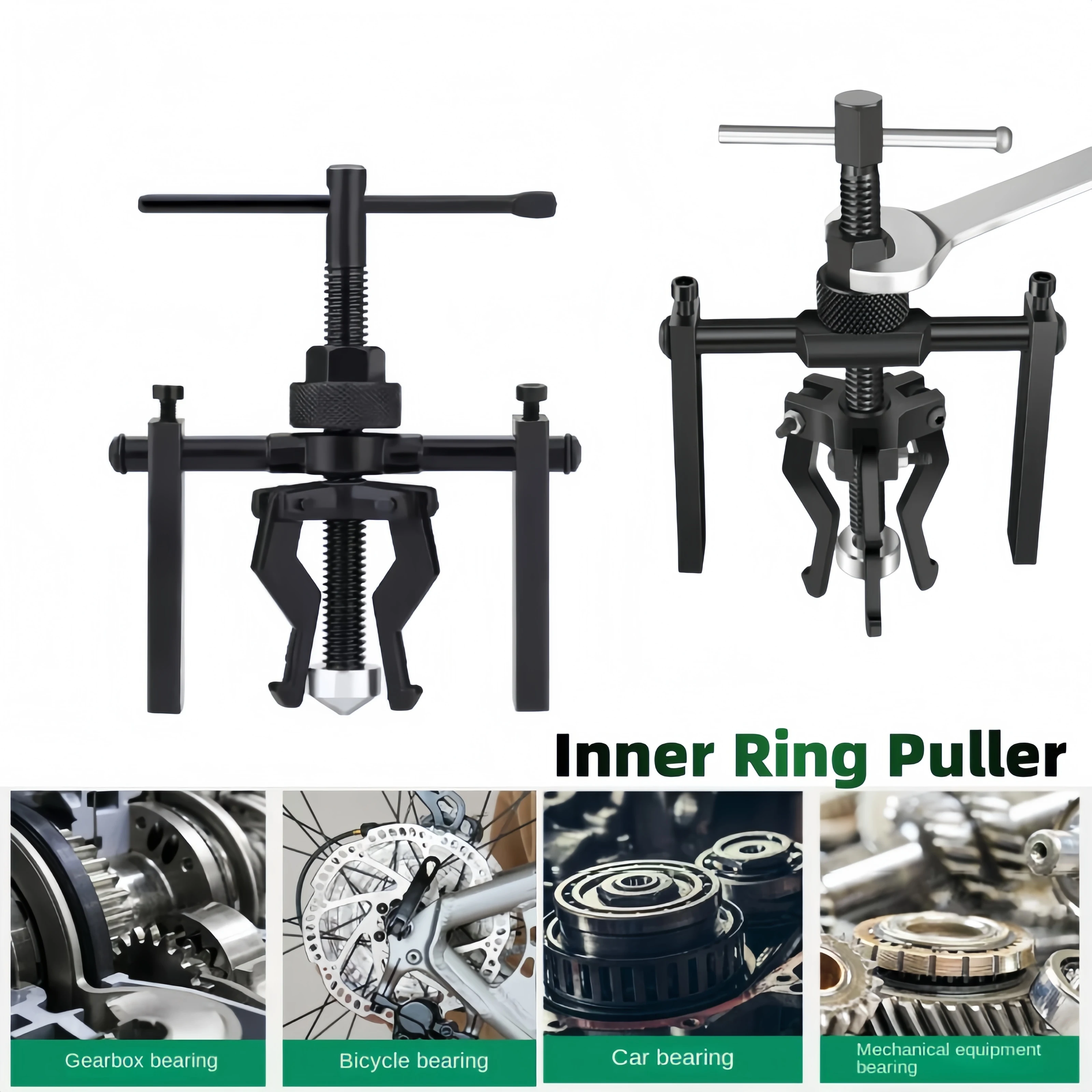 

Heavy Duty 3 Jaw Inner Bearing Puller Universal Car Wheel Gear Pulley Removal Tool Set Mechanical Automotive Repair Kit