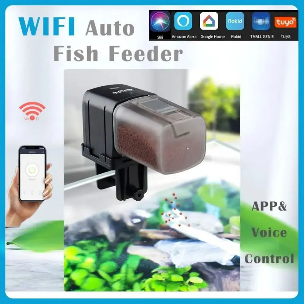 Ilonda wifi fisch fütterung orgel smart control aquarium automatisches fütterung gerät timing fischerei ausrüstung zubehör karpfen