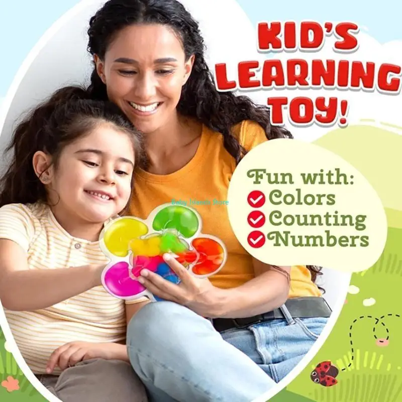 

K92D Colorful Montessoris Toy Accessory for Kids Safe Soft Materials Sorting Game Promotes Sensory Development and Learning
