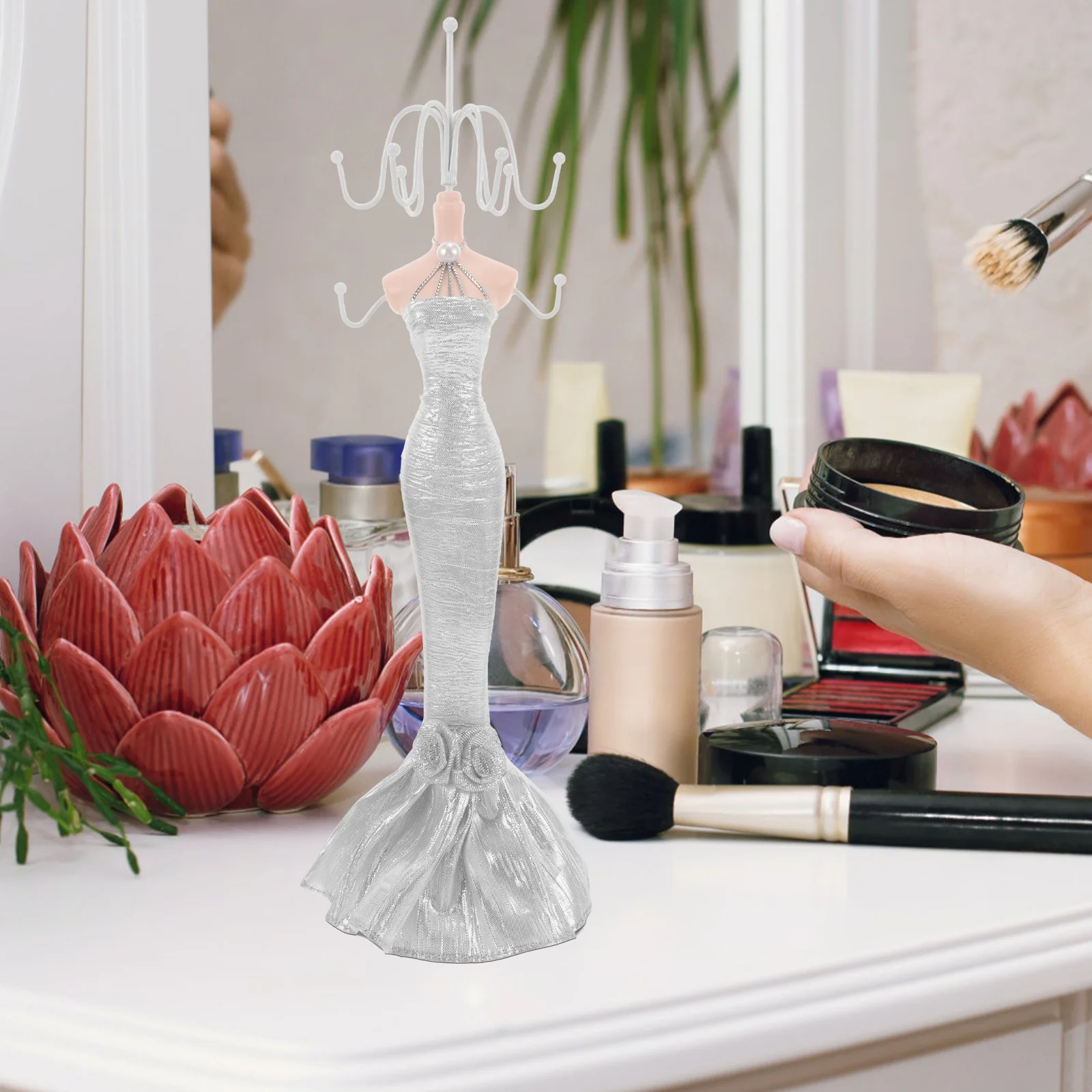 

Подставка для ювелирных изделий, серьги, ожерелье, браслет, держатель, стойка, прочный, новинка, устойчивый органайзер, подарок на свадьбу, День святого Валентина