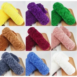 100g Baby Plush Yarns Soft Chenille Yarn For Knitting Scarf Coat Baby Blanket Hat Sweater