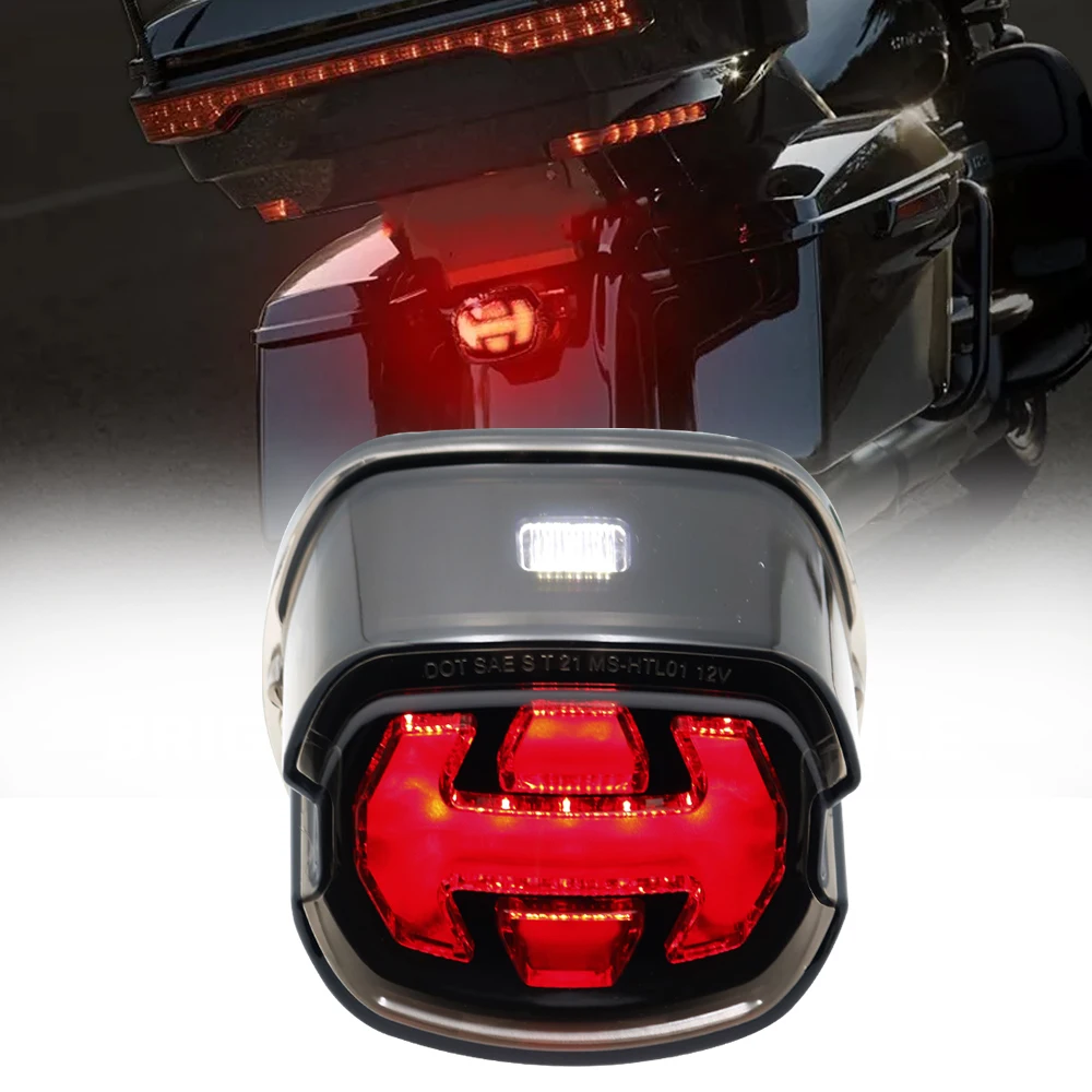 LED Tail Light Motorcycle Turn Signal Rear Lamp For Harley Sportster Dyna Softail Super Road Glide Motorcycle Accessory Taillamp