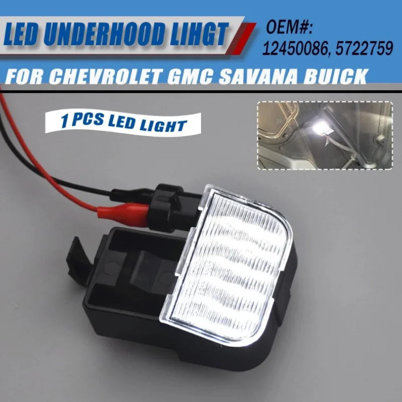 

For GMC Savana 1500 2500 Chevrolet Express Silverado Chevrolet Venture Buick Regal Century LED Under Hood Courtesy Lights