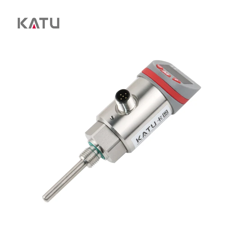 KATU brand factory  wholesale TS500 series 100mm probe temperature sensors with digital display