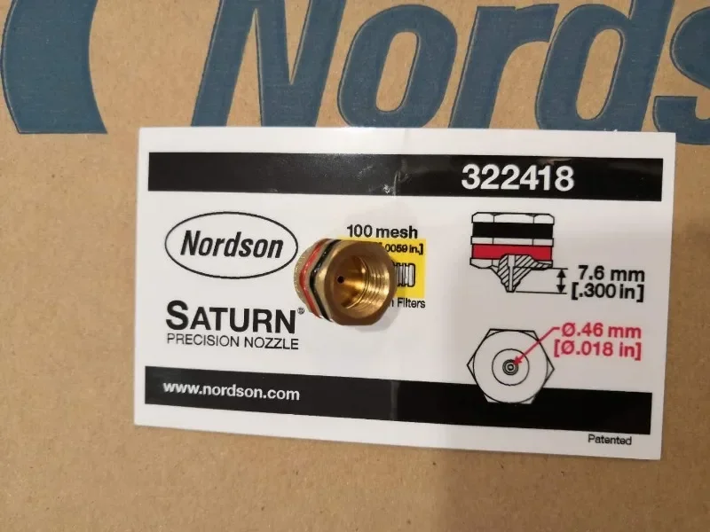 Nordson hot melt adhesive machine single hole straight nozzle nozzle nozzle NOZZLE, BR 322418