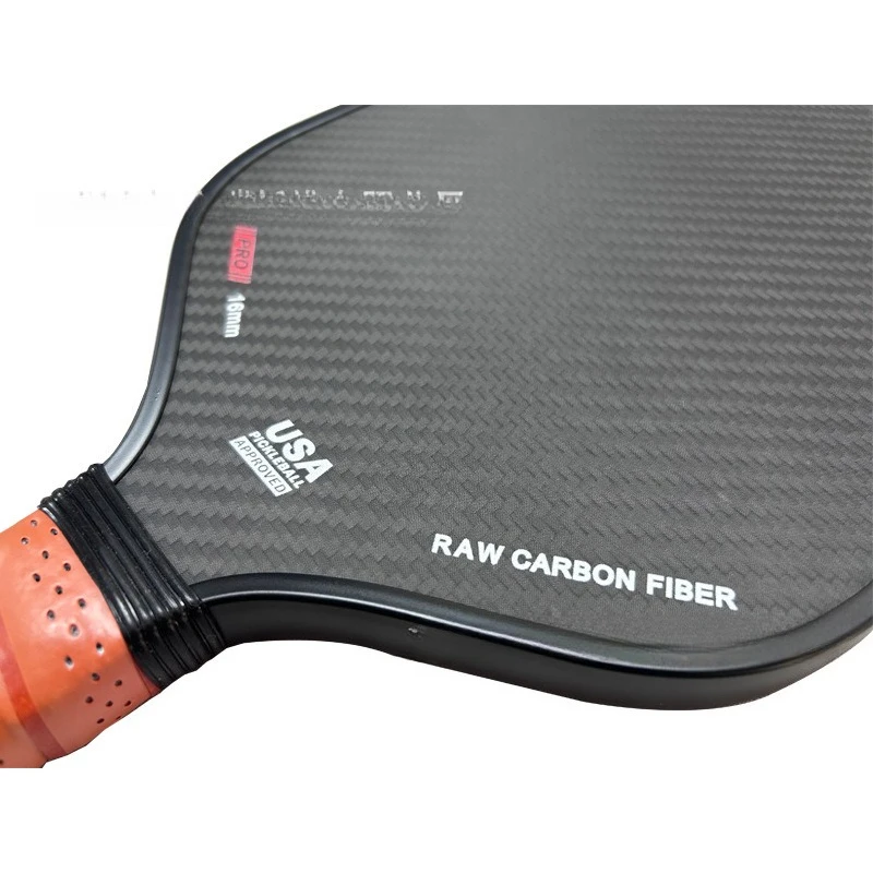 New 3K Textured Racket Carbon Fiber Squash Racket, Professional Racket Paddle