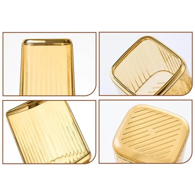 

Y1UB Makeup Brush Make Up Brush Holder Container Storage Cup for Bathroom, Pen Pencil Holder Cosmetic Cup for Desk